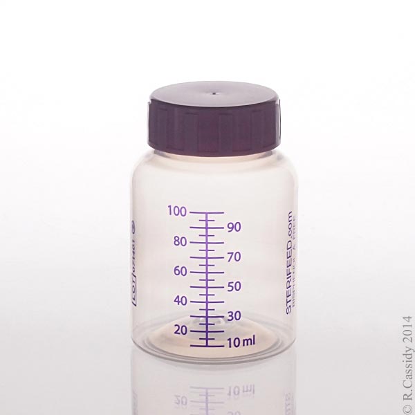 Sterifeed sterile disposable 100ml breast milk bottle