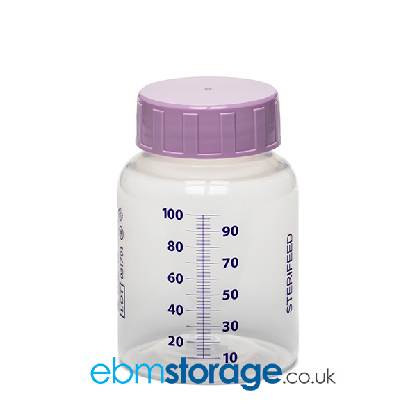 Sterifeed 100ml disposable breast milk bottle 14003