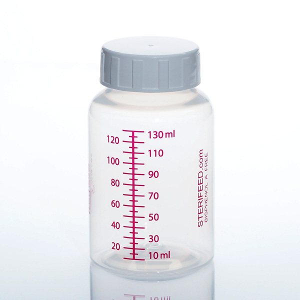 Sterifeed 130ml reusable breast milk bottles